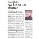 Le BIO est une chance pour tous les agriculteurs